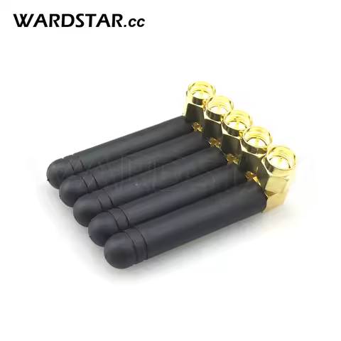 5Pcs 433 MHz Wireless Radio Antenna Omni 50mm Radio Antenna SMA Male Right Angle