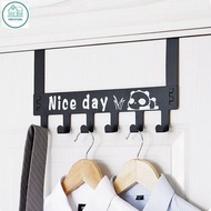 Nice Day black stainless steel hanger, clothes hanger behind the door, convenient