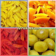 jeruk asam jeruk mangga kuning/betik cili/betik merah/ Jeruk Betik / Jeruk Sengkuang 腌制黄芒果/木瓜等等