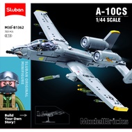 Sluban Building Blocks Bricks Model-1/44 A10CS Attack aircraft 701Pcs M38-B1362