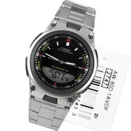 CASIO手錶專賣10電力指針+數字雙顯錶  AW-80D-1A     防水50米全新公司附發票~