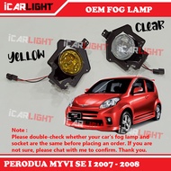 Perodua Myvi Se 1 2007 SE I 2008 Oem Fog Lamp High Quality Car Spot Sport Light Foglamp Yellow Fog L