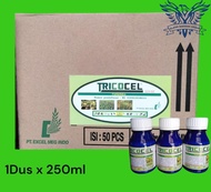 1 DUS Fungisida TRICOCEL Bahan Aktif Trisiklazol 400 gr/l dan Propikonazol 125 gr/l Mengendalikan Pe