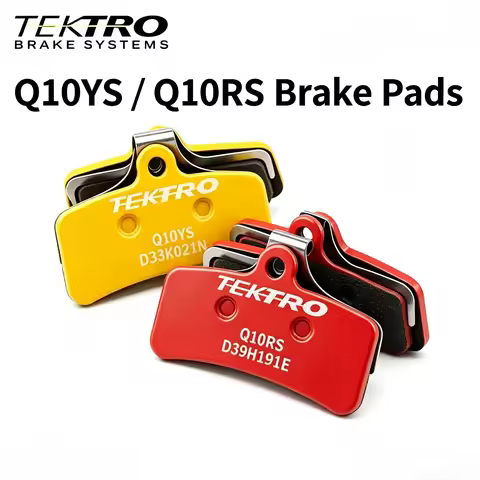 Genuine TEKTRO Q10RS Q10YS Brake Pads 4 Piston Resin Metal For TRP HD-M745 MTB Hydraulic Disc Brake