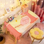 ((Ready Stock) Tablecloth Style Cute Tablecloth Table Mat Girl Heart Dormitory Table Mat Children's Study Tablecloth Table Coffee Table Tablecloth 4.10