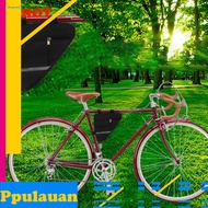  Nylon Bike Frame Bag Wear-Resistant Portable Reflective Stripe Triangle Frame Bag for Bicycle