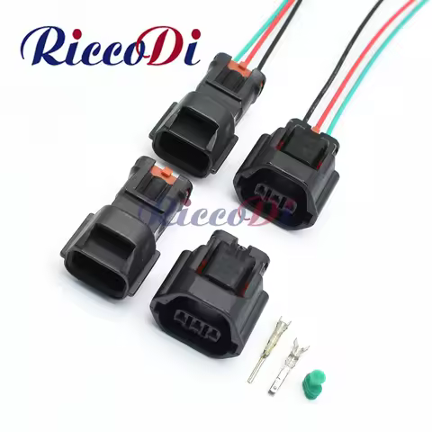 1 Set 3 Pin 1.2mm Auto Speed Wire Connector EVO Mivec Camshaft Sensor Plug For Mitsubishi 7283-8730-