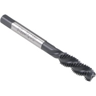 Spiral Flute Thread Tap M8 x 1.25mm, for Processing Blind Holes and Sticky Materials, HSS Nitriding 