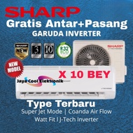 Terlaris Ac Sharp 1 Pk J-Tech Inverter Thailand/Ah-X 10 Zy Ready