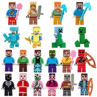 Set of 30 6-Sided Magnetic Minecraft Characters Models – Decorative Toys, Minecraft Fan Gifts