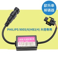 CS Car Material-European Decoder PHILIPS HB3 HB4 9005 9006 LED Headlight Dedicated No Fault Light