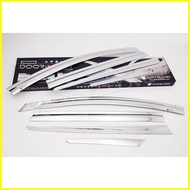 ♞TOYOTA INNOVA DOOR VISOR / RAIN GUTTER CHROME (8 PCS) 2016 2017 2018 2019 2020 2021