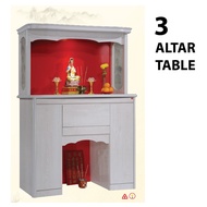 ALTAR TABLE / PRAYER CABINET WITH TOP / 神台/ BUDDHA TABLE / PRAYER TABLE /ALTAR CABINET/FENGSHUI ALTAR/风水神台