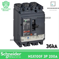 MCCB 3 PHASE 200 AMPERE 3P 200A BREAKER SCHNEIDER NSX250F TM200D 36KA - ColtonShop7