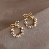Earrings in Rose Gold-plated Yellow Gold and White Gold 417