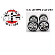 Tayar Getah TE37 Chrome rear Deep Dish