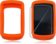 Case for Magene C606 Bike Computer Silicone Protective Case with Soft Screen Protector, Shockproof, 