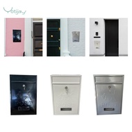 [szlztmy1] Wall Mounted Mailbox, Mail Box ,Lockable Drop Box Modern Metal Mail Insertion Letter Box