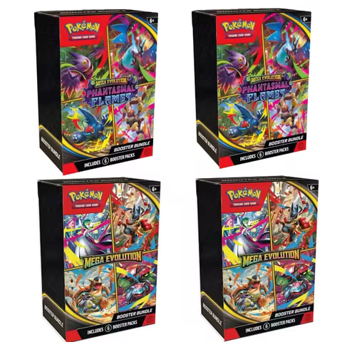 Pokemon Card sv8.5 Booster bundle MEGA EVOLUTION Phantasmal FLAMES Prismatic Evolutions Scarlet Viol