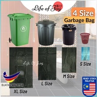 S/M/L/XL  Trash Bag Garbage Bag Rubbish Bag Plastic Bag Beg Sampah Tebal Beg Plastik Sampah 垃圾袋