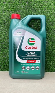 [ Hàng Chính Hãng ] Dầu động cơ Castrol CRB Turbomax 15W40 (5 lít) - Mẫu Mới