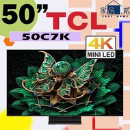 TCL - 50" 50C7K QD-Mini LED 4K Google TV 144Hz C7K