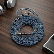 Kbear 2m 8-Core Silver-Plated IEM Cable for KZ ZS10 Pro/ZSN Pro/CRA/ST12 Plus, Recessed Connector