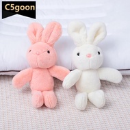 C5GOON 25cm Cute Rabbit Plush Toy Soft Stuffed Bunny Doll Sleeping Toy Girls Kids Baby Plush Animal 