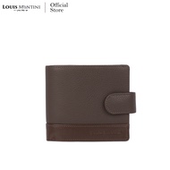 Louis Montini กระเป๋าสตางค์หนังแท้ กระเป๋าผู้ชายใส่บัตรเคดิต หนังวัวแท้ 100% ทั้งใบ กระเป๋าตังผู้ชาย TTM111