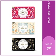 CAMAY FRAGRANCE BAR SOAP 125G 3 IN 1PACK