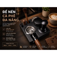 Multifunctional Coffee Tamper Stand 51mm 54mm 58mm – Tamper Shelf, Brewing Handle and Barista Tools
