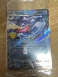 中文版promo卡甲賀忍蛙ex原包 card