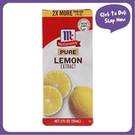 แม็คคอร์มิคกลิ่นเลมอนวัตถุแต่งกลิ่นรสธรรมชาติ 59มล. - McCormick Lemon Extract Natural Flavour 59ml.