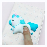 Premium unicorn squishy diary Book