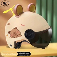 National Standard 3C Certification 2-15 Years Old Children Helmet Four Seasons Boys Girls Electric V