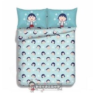 櫻桃小丸子 正版 Chibi Maruko Chan 家居 臥室 可愛 新款 床品 床笠 床單 套裝 四件套 枕袋 被袋