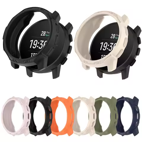 Soft Edge Shell Glass Screen Protector Film Frame Case For Suunto 9 Peak Suunto9 Pro Sport Smart Wat