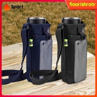 [Flourish] Bottle Cup Carrier Water Bottle Sleeve, Pocket Mesh Water Bottle Holder for