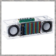 (DGHV) DIY Bluetooth Speaker Kit Electronic LED Music Spectrum Dual Channel Soldering Practice 3W Sp