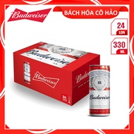 THÙNG 24 LON BIA BUDWEISER 330ML