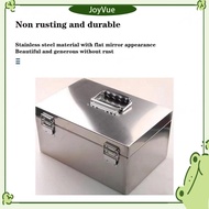 Stainless Steel Piggy Bank Cash Box Cash Box Cash Register Bill Box Portable Supermarket Cash Box