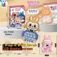 SNT(999) Mainan Budak Pop It Electronic Fidget Toy Pop It Electronic 999 Level Pop It Toys Game