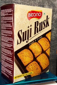 BIKANO Suji Rusk Fresh & Crispy 600g.