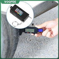 [voqpde] Tire Pressure Gauge 2 in 1 Accurate PSI Tire Gauge with Keyring LCD Display Reader Checker 