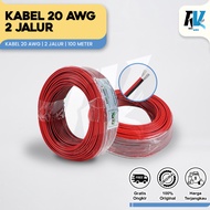 2 x AWG20 Silver Tinned Cu Copper Cable Easy to Solder Per Meter 20AWG x 2 Cable AWG 20 AWG