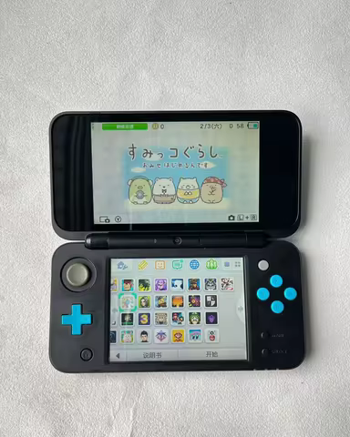 New 2DS XL/LL Handheld Video Game Console Original Refurbished FBI Unlocked IPS Screen Comes with 2D