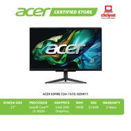 ACER ASPIRE C24-1610-305W11 ALL-IN-ONE DESKTOP PC (I3-N305 ,16GB DDR5 RAM, 512GB SSD ,Intel UHD Grap