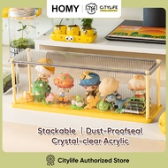 Citylife Figurine Storage Box Blind Box Storage Display Box Popmart Acrylic Display Box