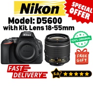 Nikon D5600 DSLR Camera  with 18-55mm lens (Used) Good Condition 98% Fresh
