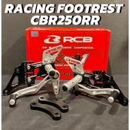 RCB ORIGINAL Racing Footrest Honda CBR250RR TEMPAT PIJAK KAKI ACCESSORIES MOTOR HONDA RACING BOY RID